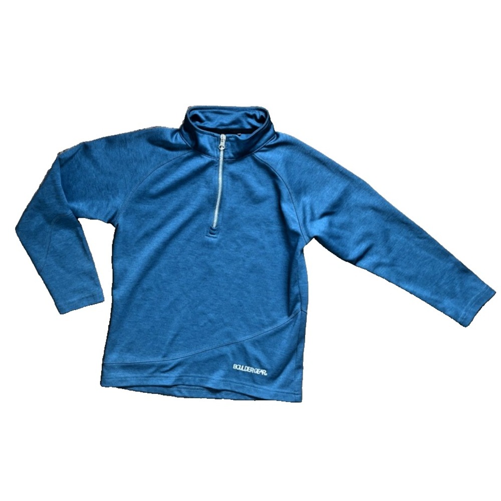 BOULDER GEAR Girls Pullover Micro 1/4 Zip Teal Jade Youth Size Small